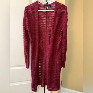 Francesca’s Blue Rain Long Cardigan